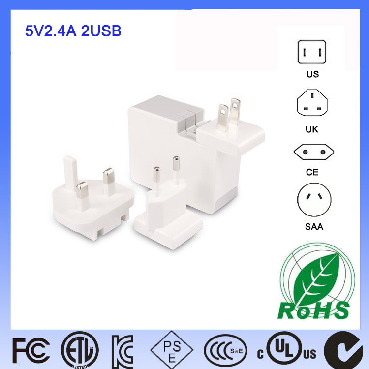 12W 2USB充电器系列